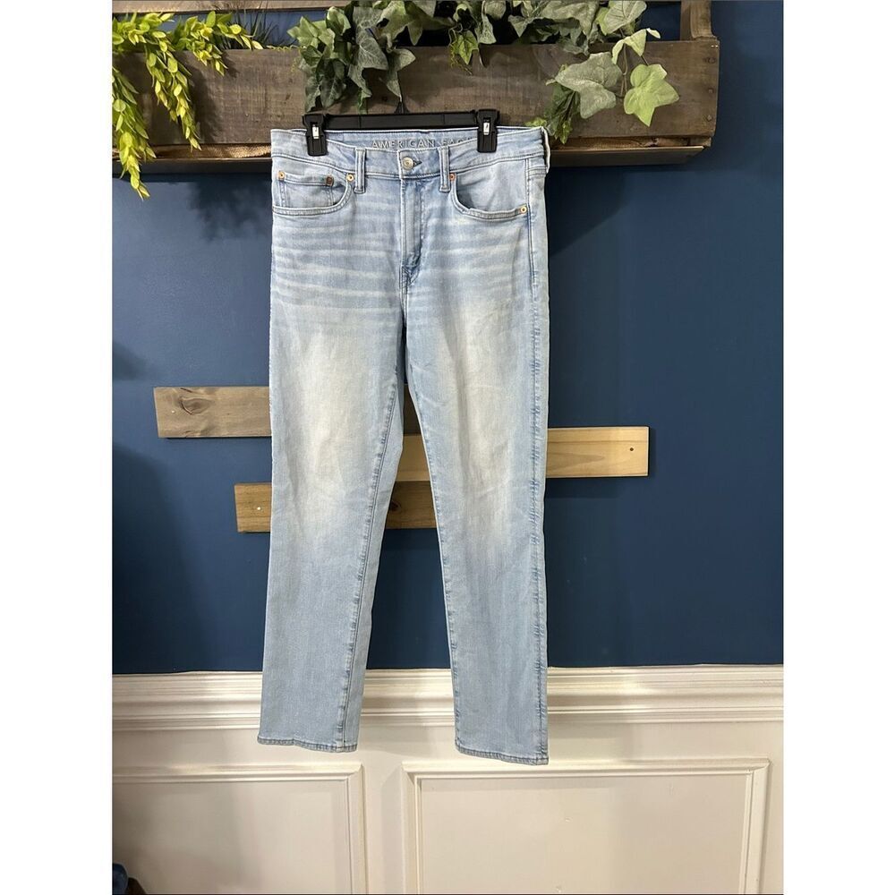 American Eagle Airflex Light Blue Men's Slim Jeans Sz 31